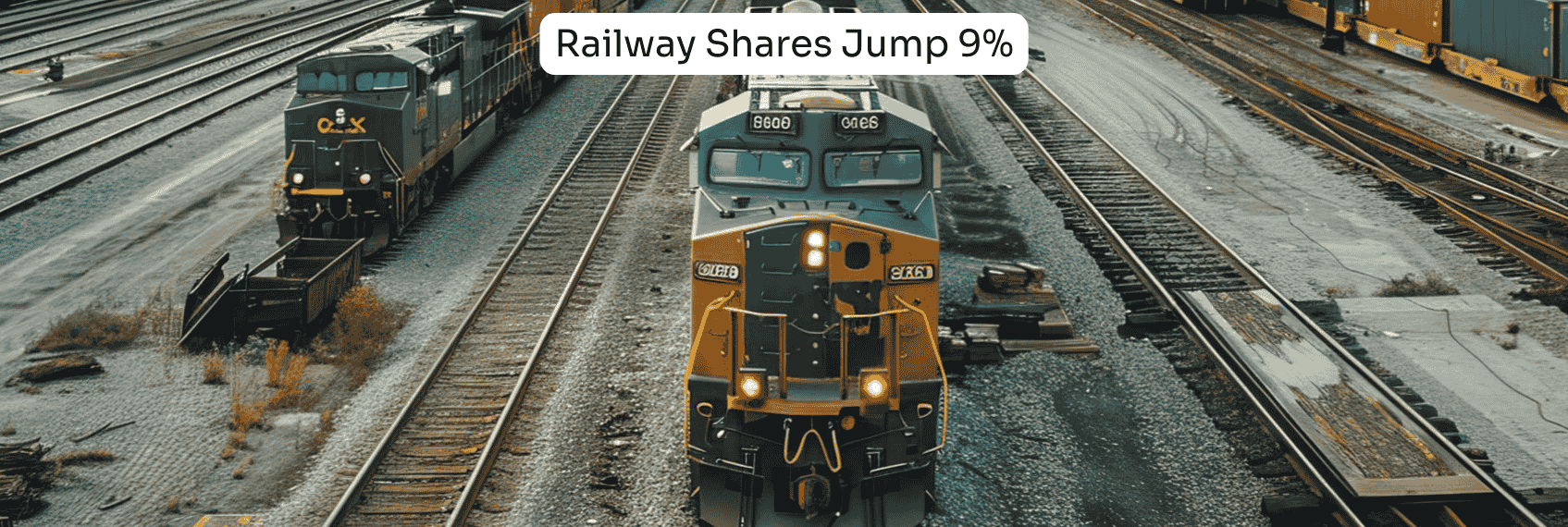 Railway Shares Jump 9%