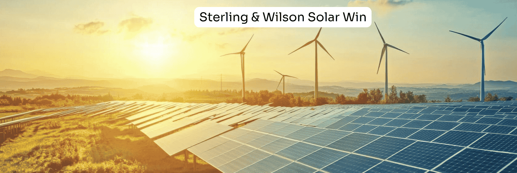 Sterling & Wilson Solar Win