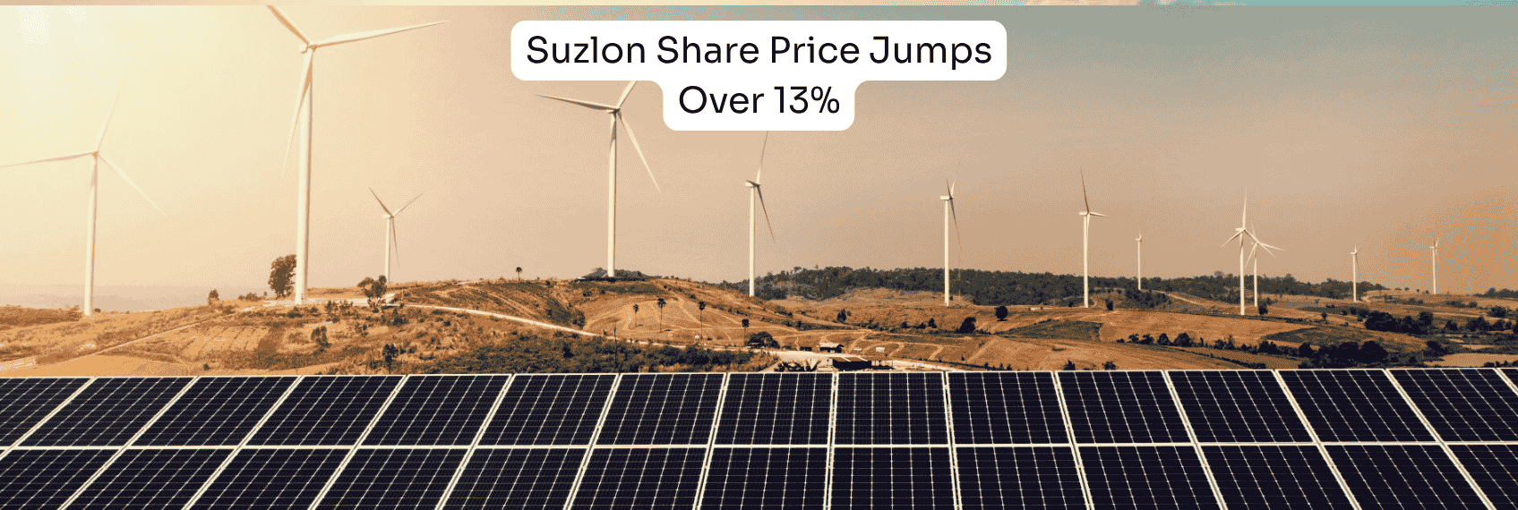 Suzlon Share Price Jumps Over 13%