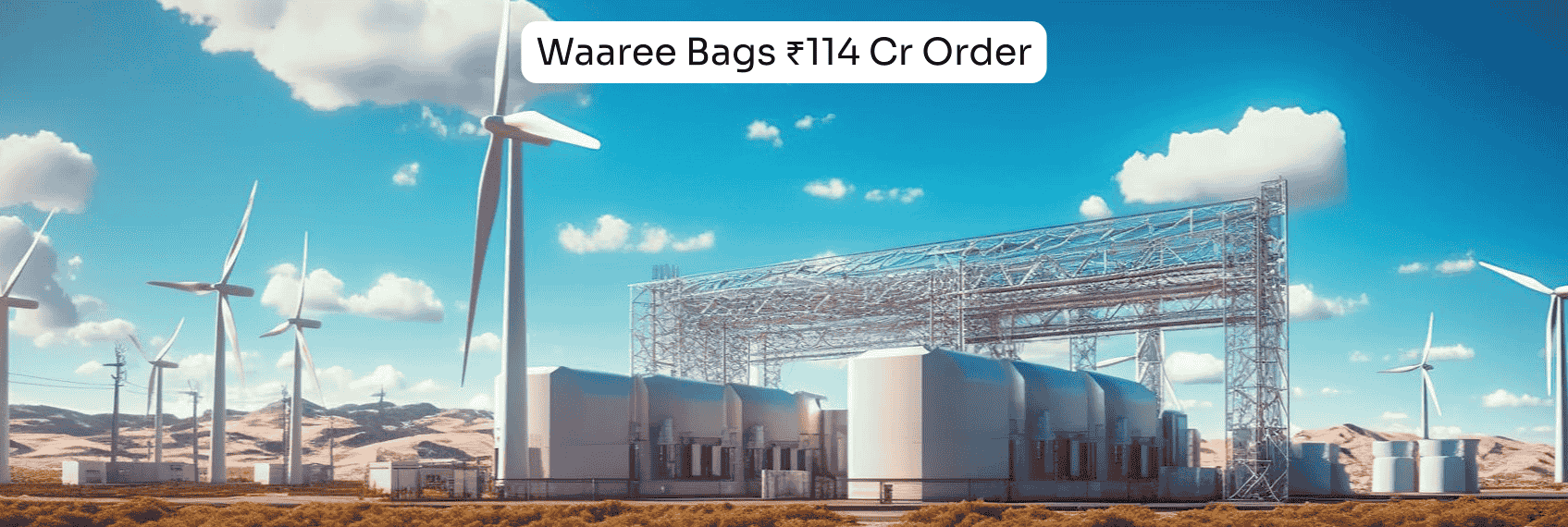 Waaree Renewable Technologies secures a ₹114.23 cr EPC & O&M contract for a 94 MW AC solar plant under Mukhyamantri Saur Krushi Vahini Yojana 2.0, completion FY 2025-26.