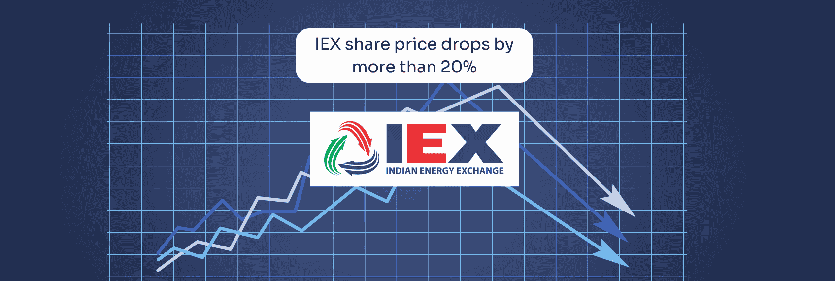 IEX share price drops by more than 20%