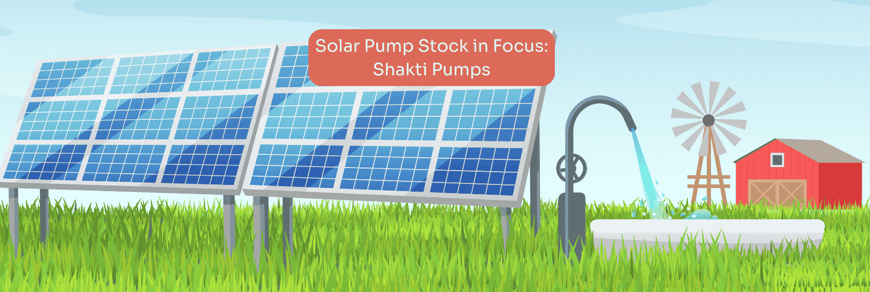 Solar Pump Stock in Focus Shakti Pumps
