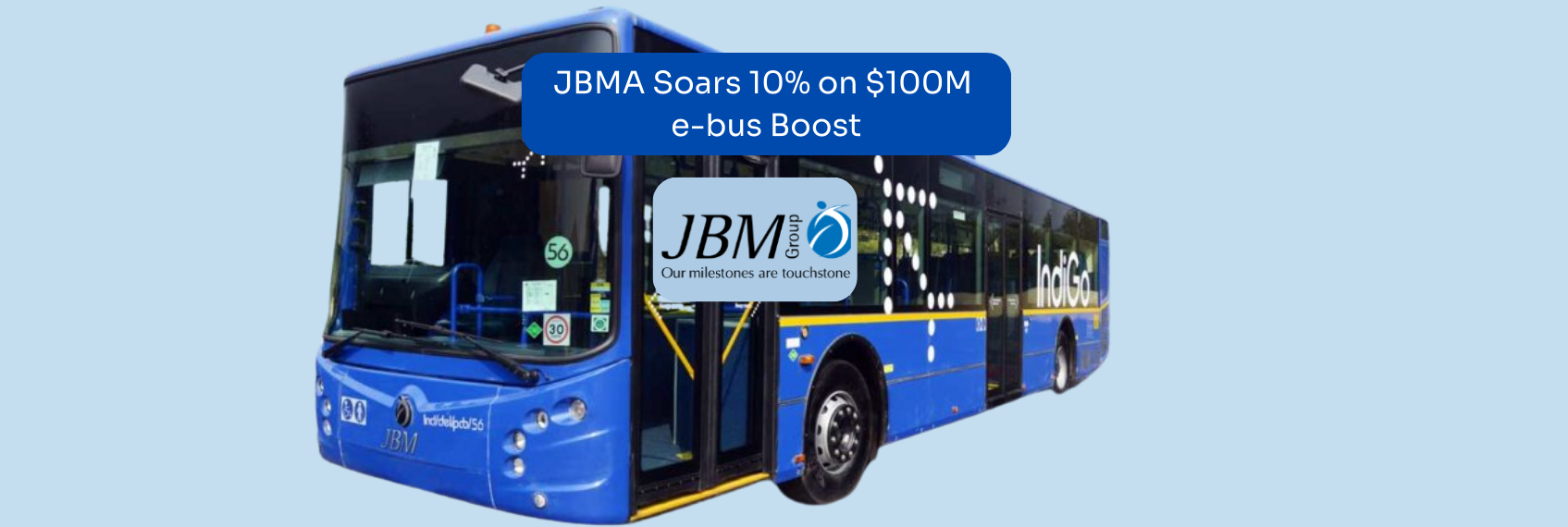 JBMA Soars 10% on $100M e-bus Boost
