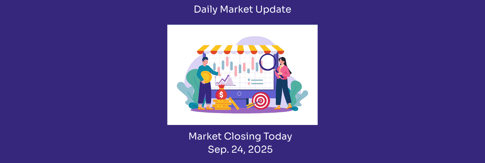 Market Closing Today 24 Sep, 2025