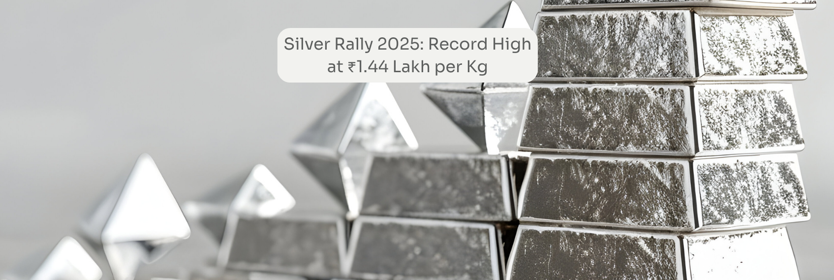 Silver Rally 2025 Record High at ₹1.44 Lakh per Kg