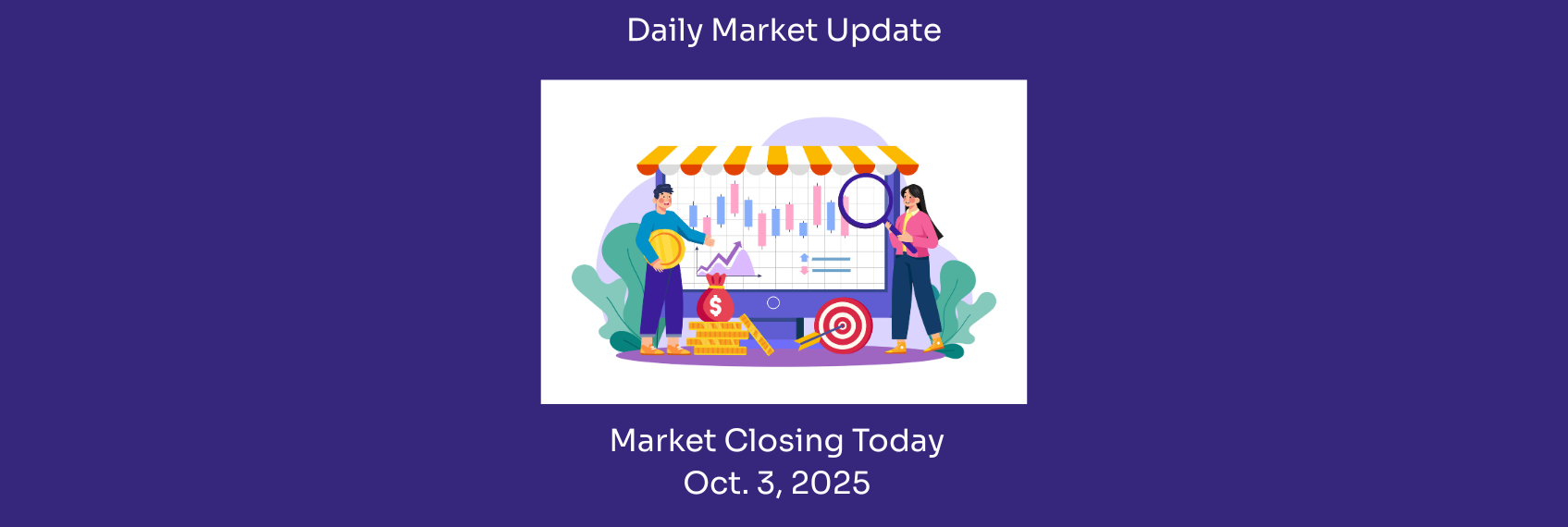 Market Closing Today 3 oct, 2025