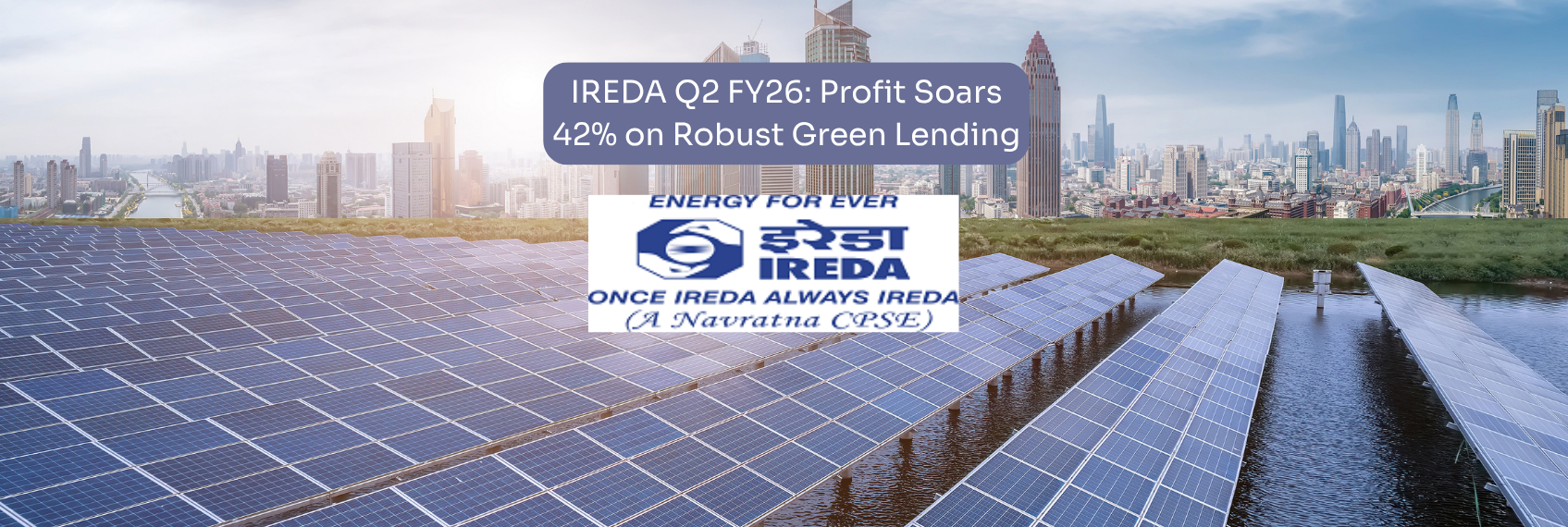 IREDA Q2 FY26 Profit Soars 42% on Robust Green Lending