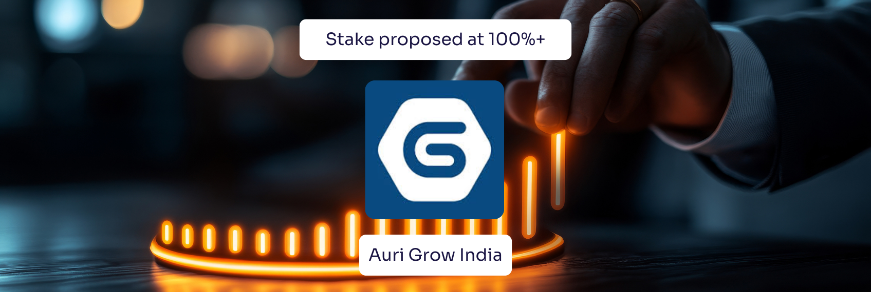 Auri Grow India at Over 100% Premium