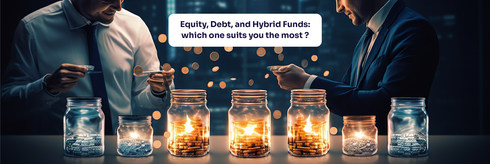 Equity, Debt, and Hybrid Funds-which one suits you the most