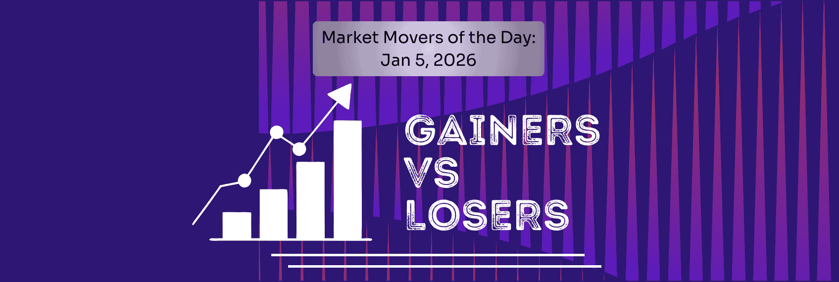 Gainers Vs Losers Market Movers of the Day Jan 5, 2026