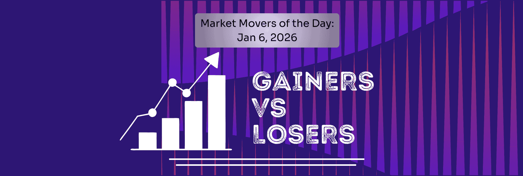Gainers Vs Losers Market Movers of the Day Jan 6, 2026