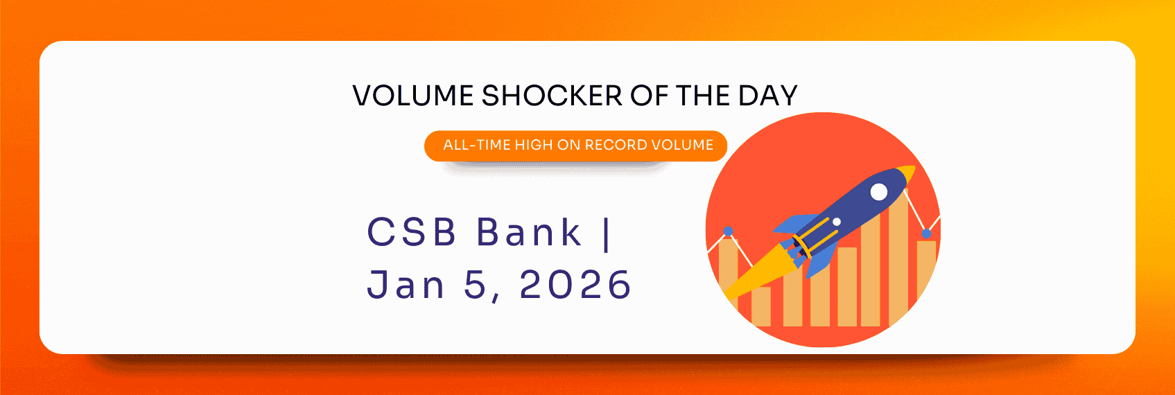 Volume Shocker Of the Day