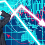 Stock market update February 6 showing Indian equities under pressure amid global market selloff and FII selling