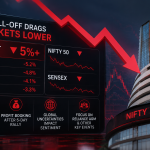 Indian stock market declines as IT stocks fall following Accenture's cautious guidance.