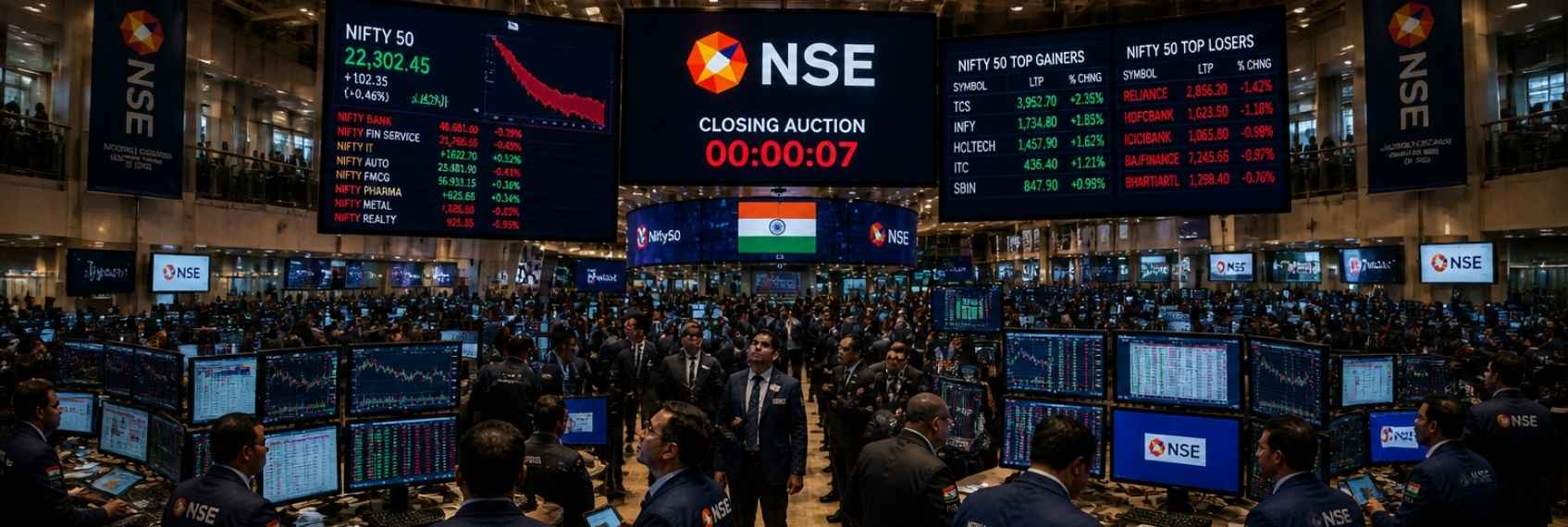 SEBI continues with the Closing Auction Session despite early market volatility