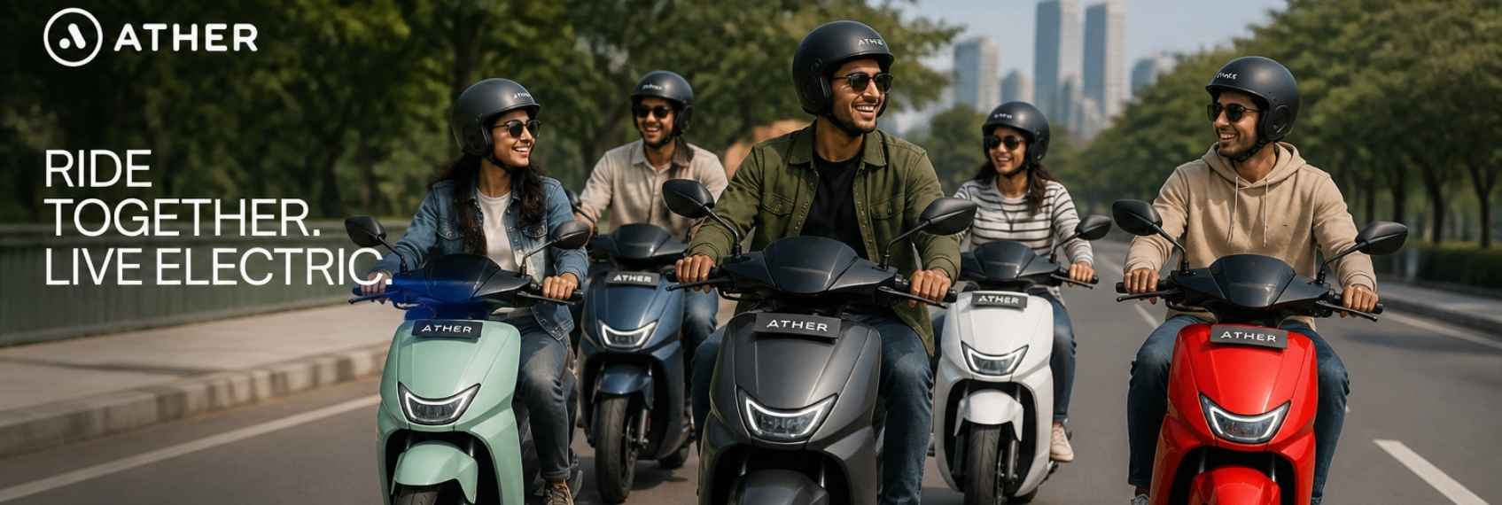 Ather Energy shares rally after strong Q1FY27 earnings.
