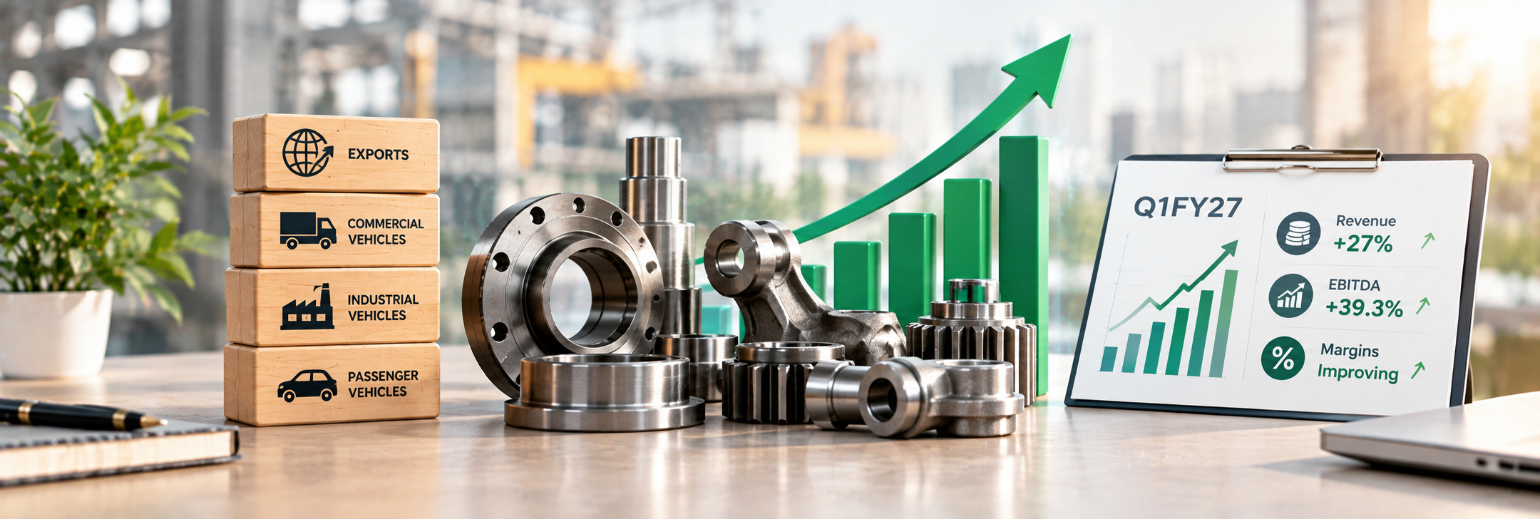 Happy Forgings Order Book at ₹950 Crore Q1FY27 Results and Growth Outlook