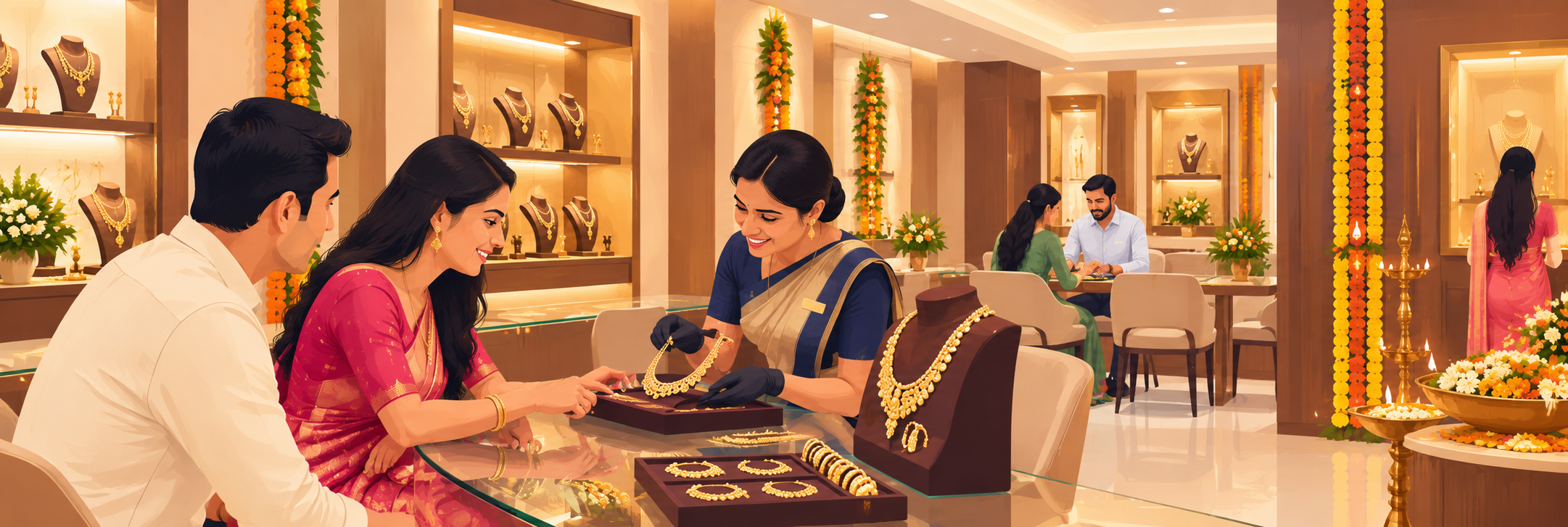 Jewellery stocks rise as festive demand expectations support Kalyan Jewellers PC Jeweller and Titan
